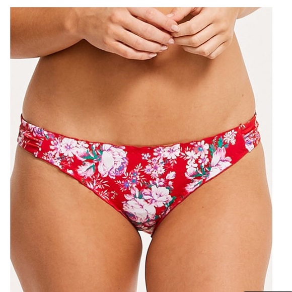 Floral Underwired bikini top & Frill Brief - Picture 3 of 4